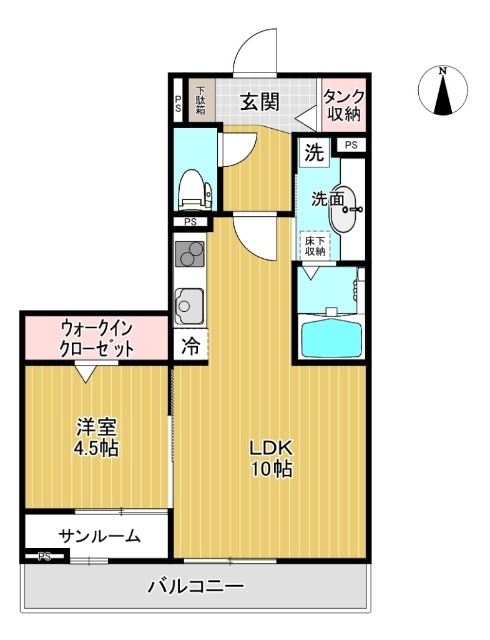 ミライエ・ルッソの間取り