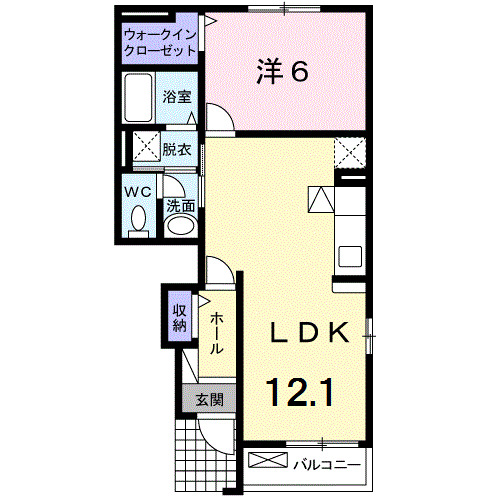 石鳥谷町好地第9地割築13年の間取り