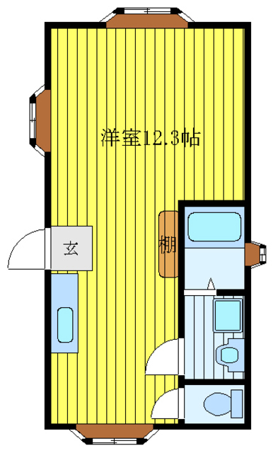 小沢アパートの間取り