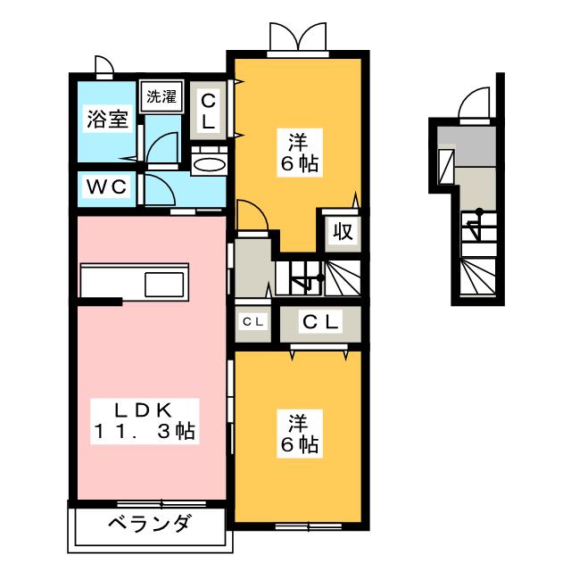 ファミールＴ・Ｋ　Iの間取り