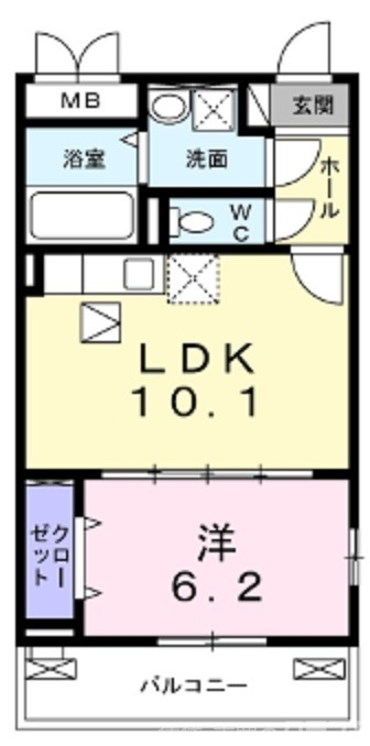 ルミエール桂川の間取り