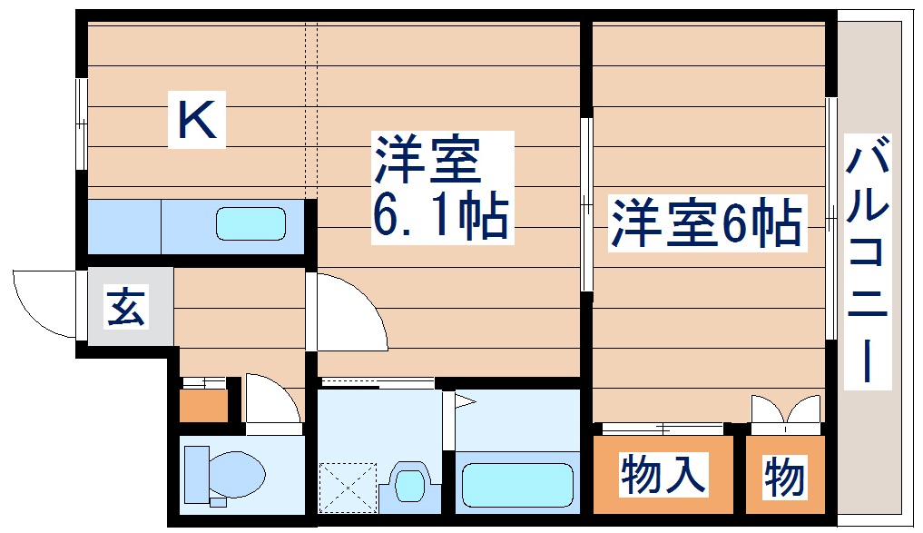 プレステージIの間取り