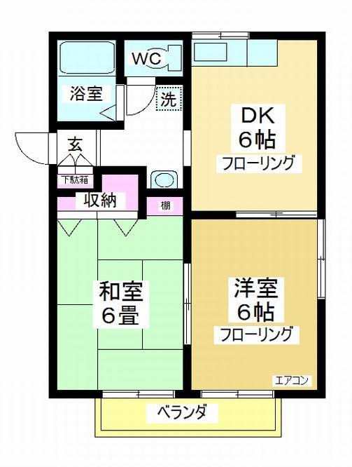 シーダヴェル狭山の間取り