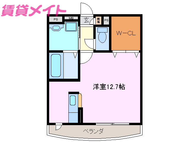 ルアージュ　ショコラの間取り