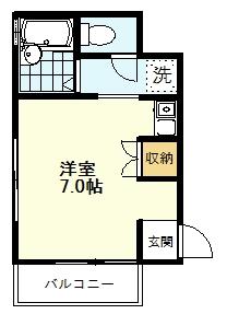 メゾン東元町の間取り