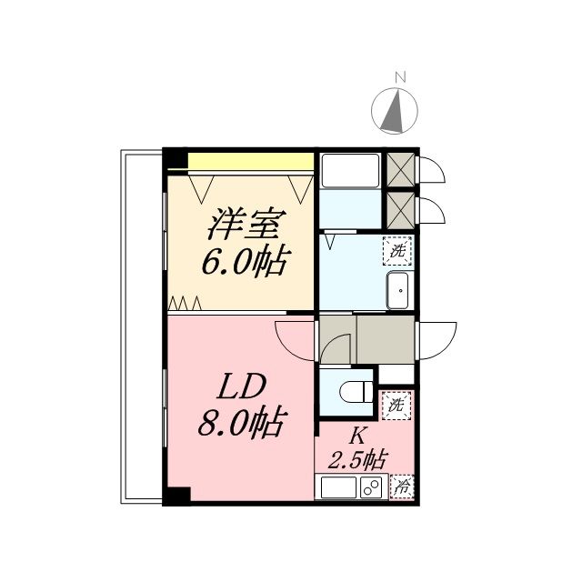 パルティール・港町の間取り