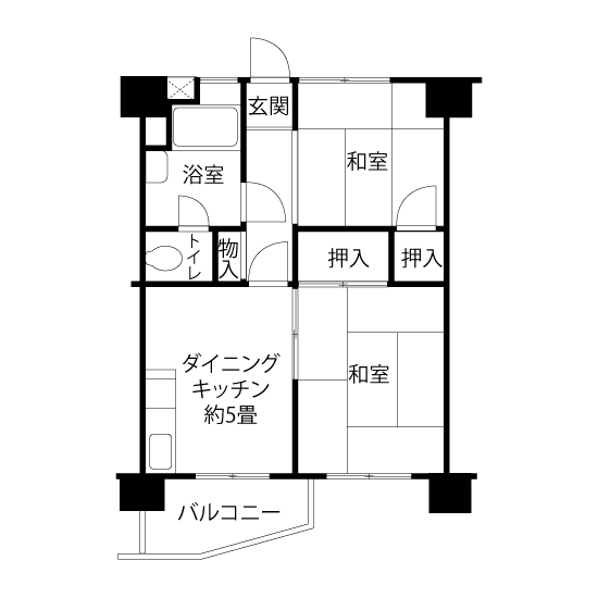 ＪＫＫ東京　松枝住宅7-210の間取り