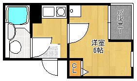 デイズ桜川IIの間取り