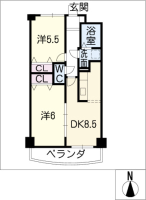 ゼンパークIの間取り