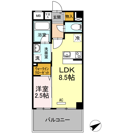 【新宮ステーションビルの間取り】