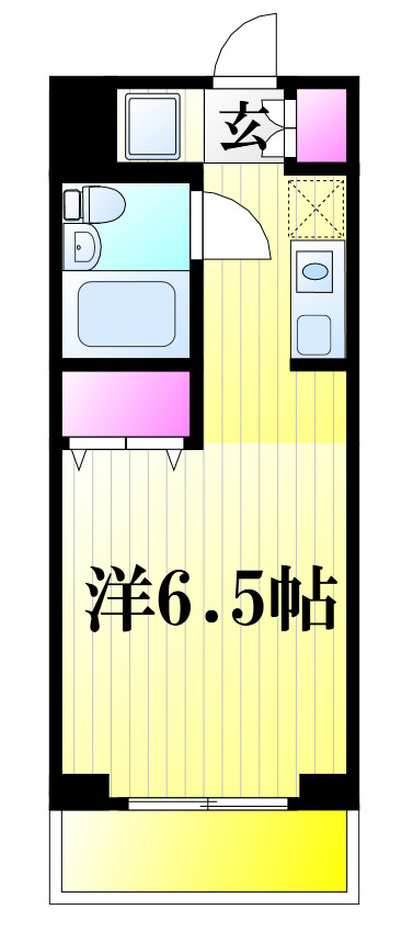 柏市あけぼののマンションの間取り