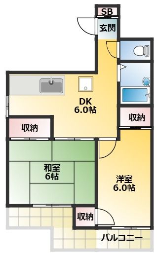 モンターニュ駒込の間取り