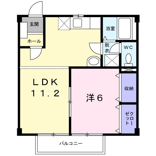 桃源ハイツの間取り