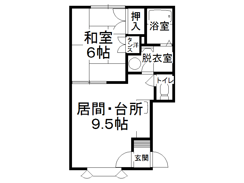 コーポレジェンドの間取り