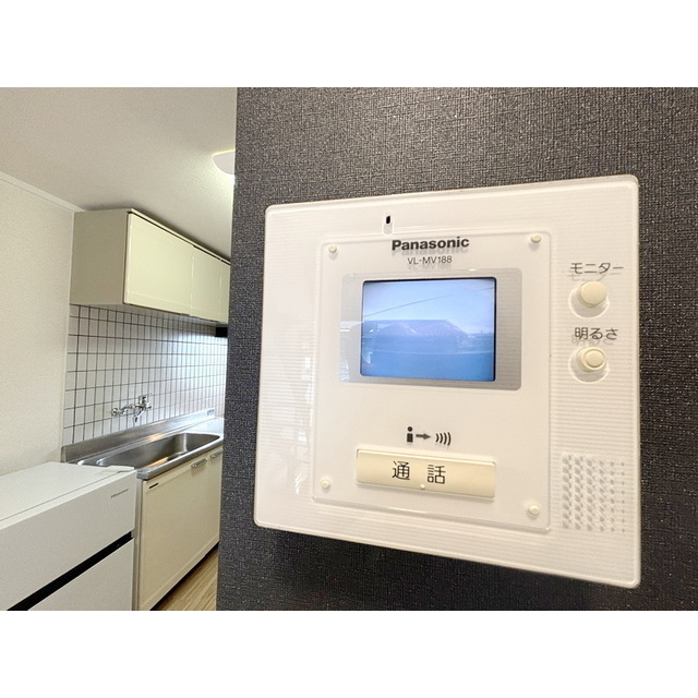セキュリティ　不意の来客にも安心ですね