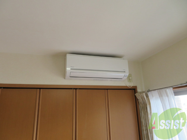 その他設備　エアコンが設置してありますので、寒暖対策もばっちり。