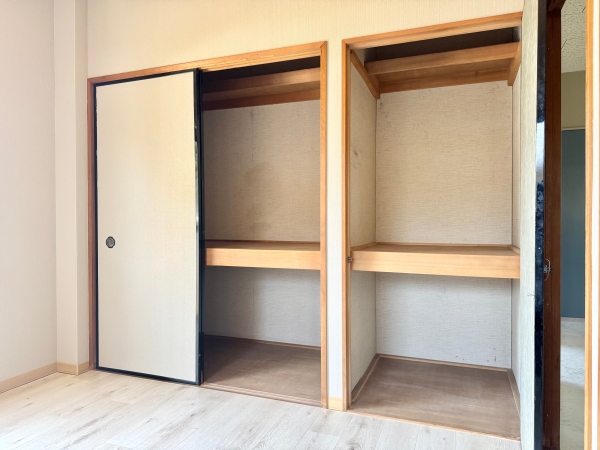 収納　お布団が入れることが出来る収納力バッチリの押し入れ！