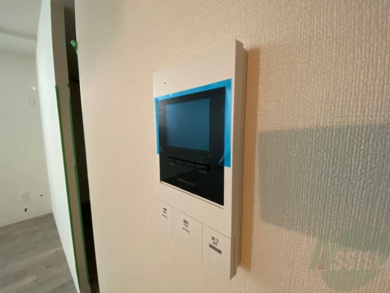 セキュリティ　インターホンは通話ができるので急な訪問があっても安心です。