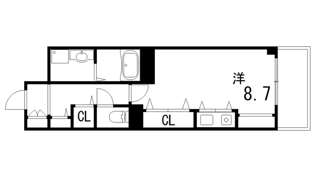 フレックス芦屋の間取り