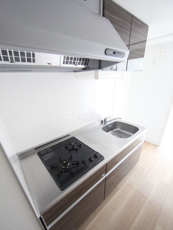 キッチン　システムキッチン　ガスコンロ2口