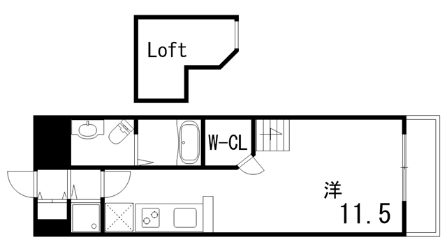 ワコーレヴィアーノ芦屋三条の間取り