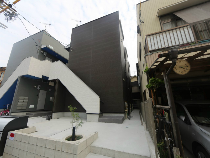 建物外観　外観　デザイナーズ　光インターネット無料