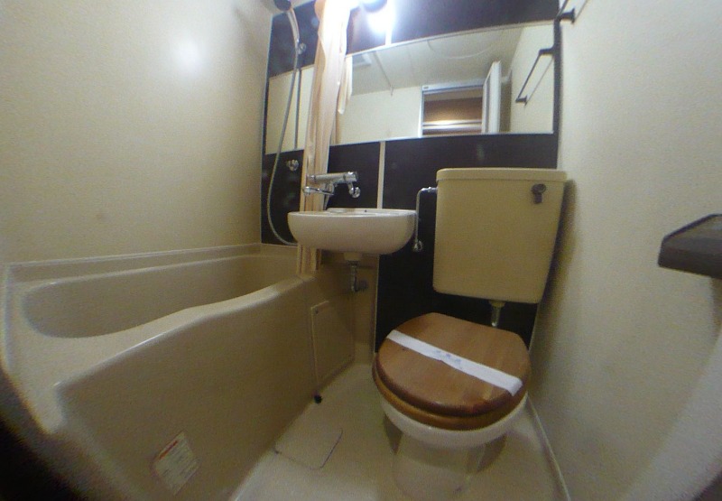 バス・シャワールーム　重厚感のあるアクセントパネル