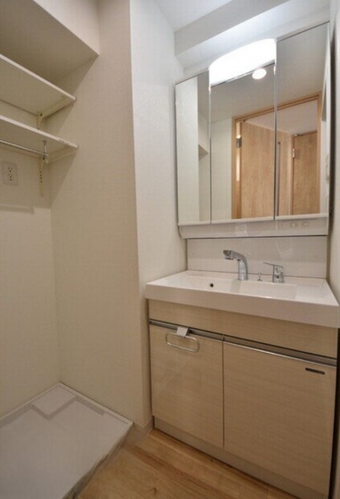 洗面設備　他号室のお写真です