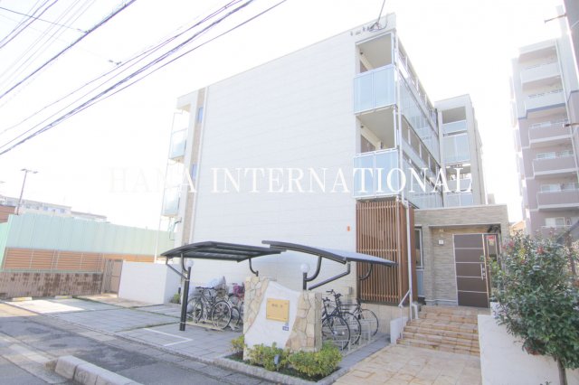 建物外観　Ｈ26年10月完成の新しい物件です(^^)/