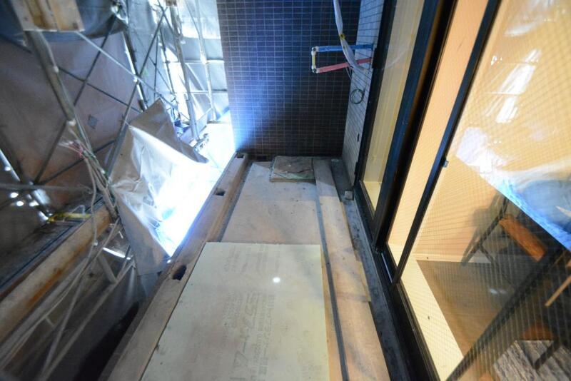 バルコニー　色目のバルコニーです