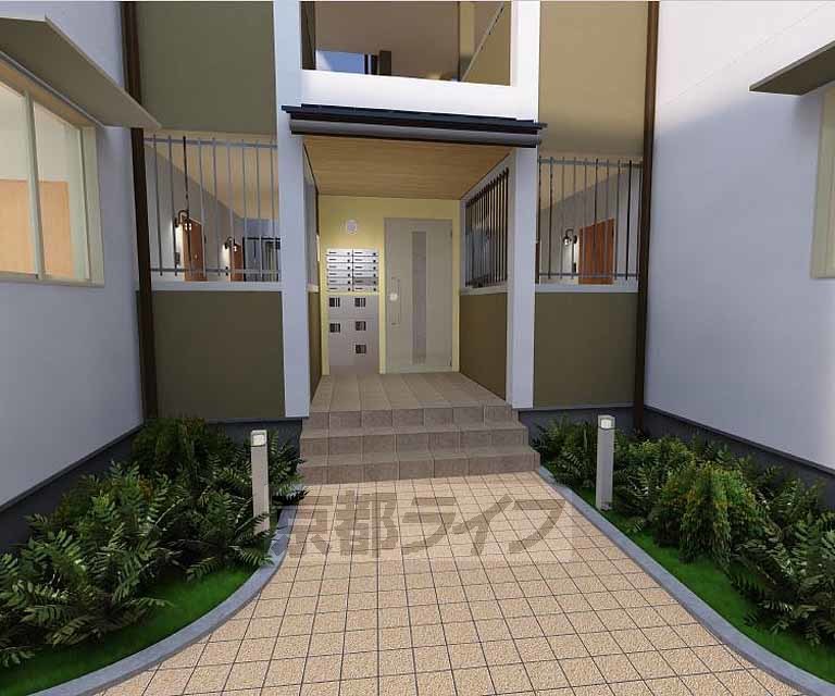 エントランス　完成予想図です。