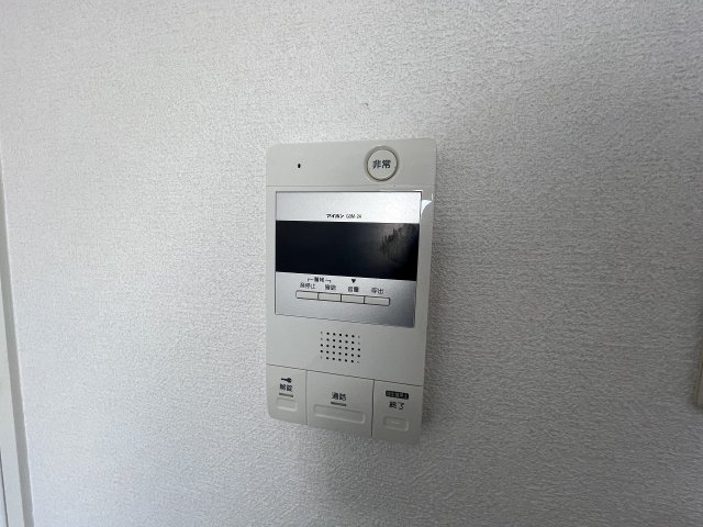 セキュリティ　インターホンです