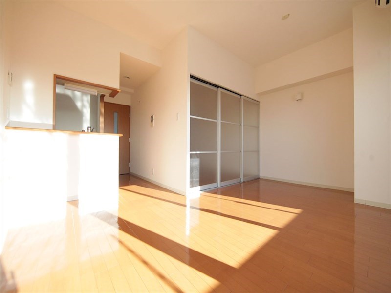 居室・リビング　ＬＤＫ14.7帖　エアコン付　カウンターキッチン　バルコニー