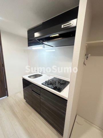 キッチン　コンパクトなキッチンで掃除もラクラク