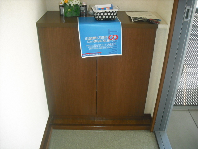 玄関　備品は付きません