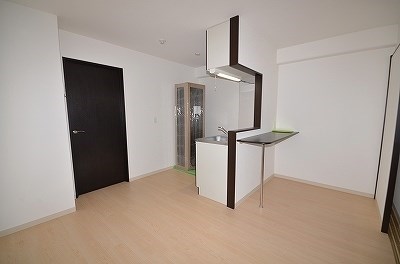 居室・リビング　2口ガスコンロが置けるカウンターキッチン