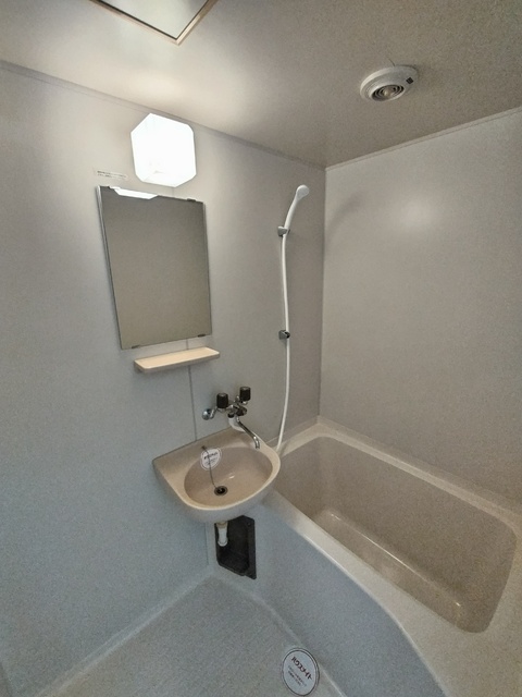 バス・シャワールーム　洗面ボウル付きのバスルーム