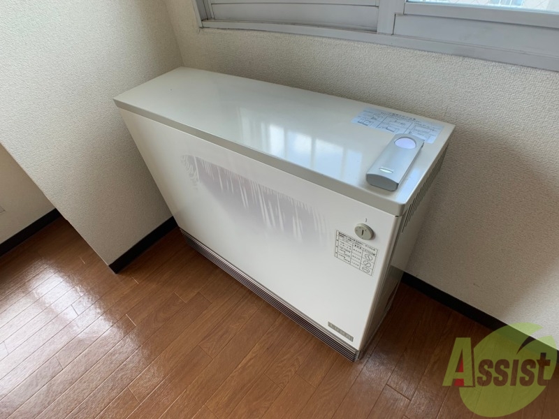 その他設備　ヒーターが設置してありますので、寒い日もばっちり。