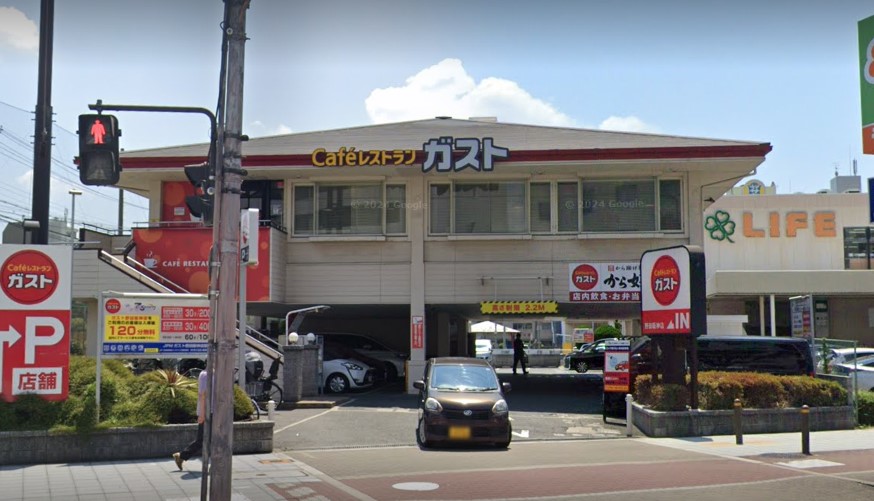 飲食店　ガスト 野田阪神店(から好し取扱店)（飲食店）まで504m