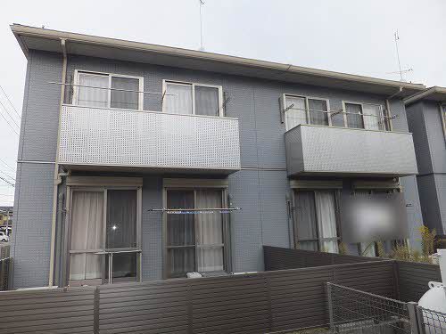 建物外観　虹・軽量鉄骨造