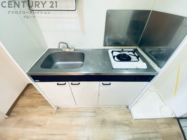 キッチン　1口コンロ付きのコンパクトなキッチン！