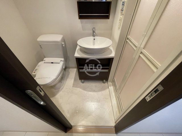 洗面設備　プライマル大阪天満宮(旧:Drexel松ヶ枝)　脱衣所