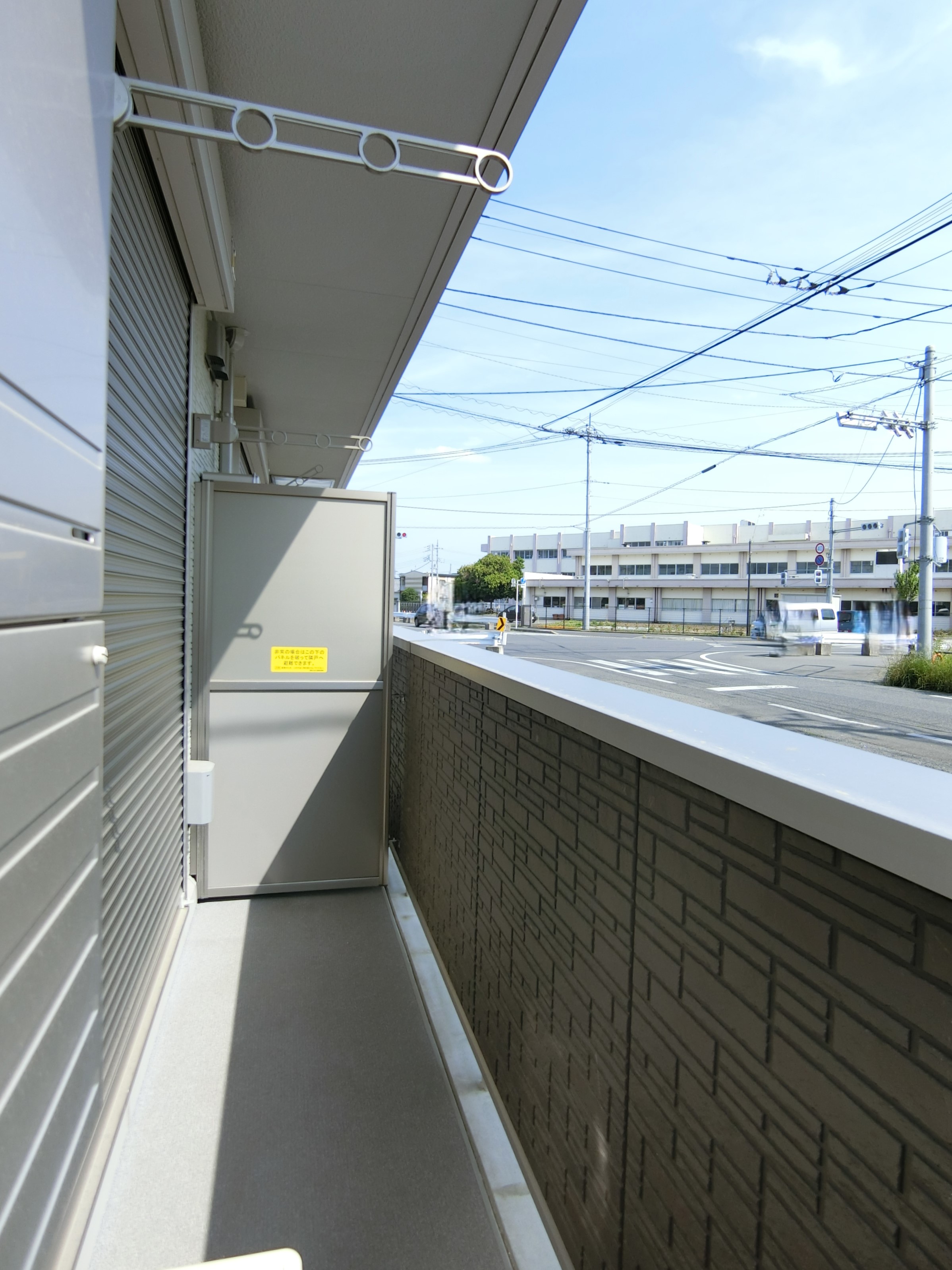 バルコニー　※写真は1階のお部屋です