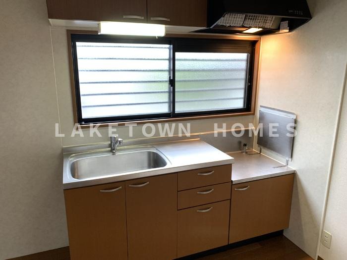 キッチン　ガスコンロ設置可能なキッチンです。