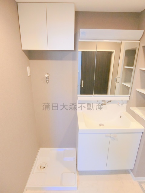 洗面設備　洗面脱衣所　独立洗面台　室内洗濯機置き場