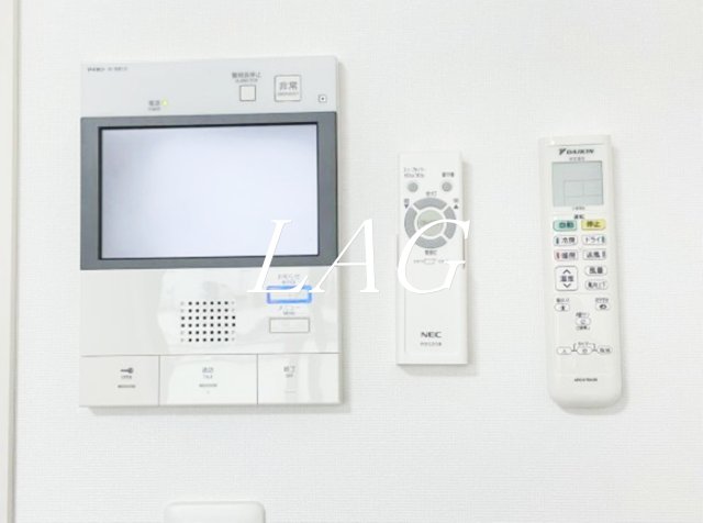 セキュリティ　モニター付きインターホンです。