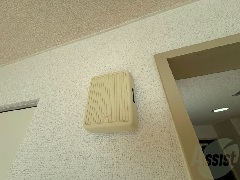 セキュリティ　来客時にはこちらのチャイムが鳴りますよ。