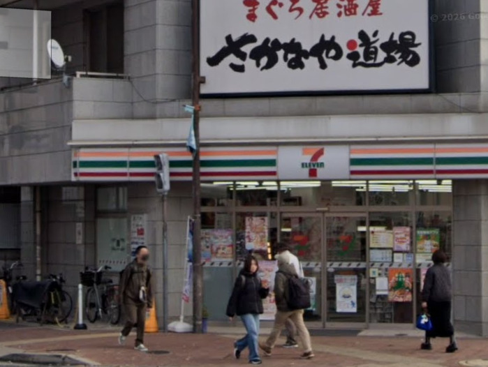 コンビニ　セブンイレブン 阪神尼崎駅北店（コンビニ）まで594m