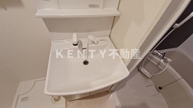 洗面設備　使いやすい洗面所です