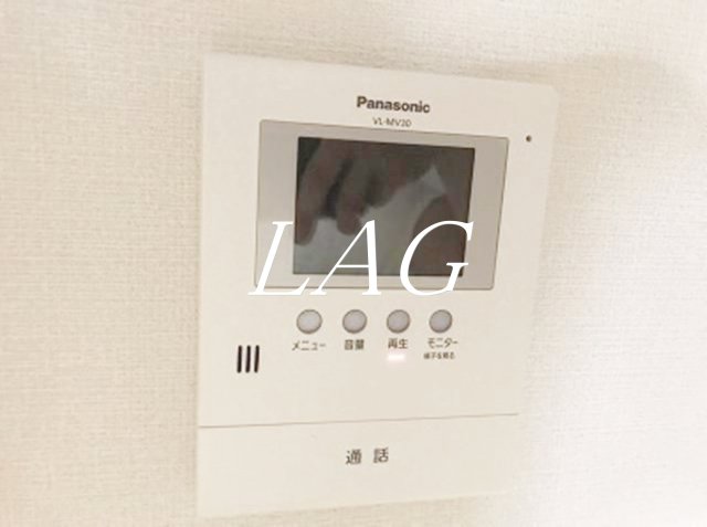 セキュリティ　モニター付きインターホンです。